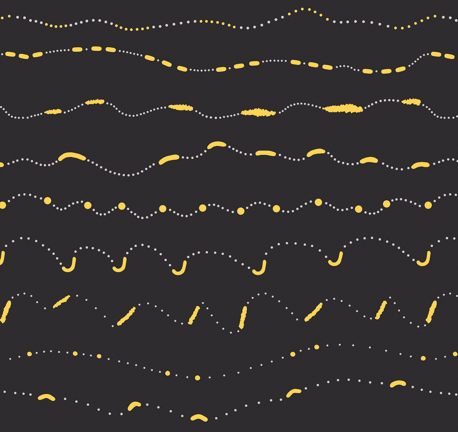 Fireflies digital pattern