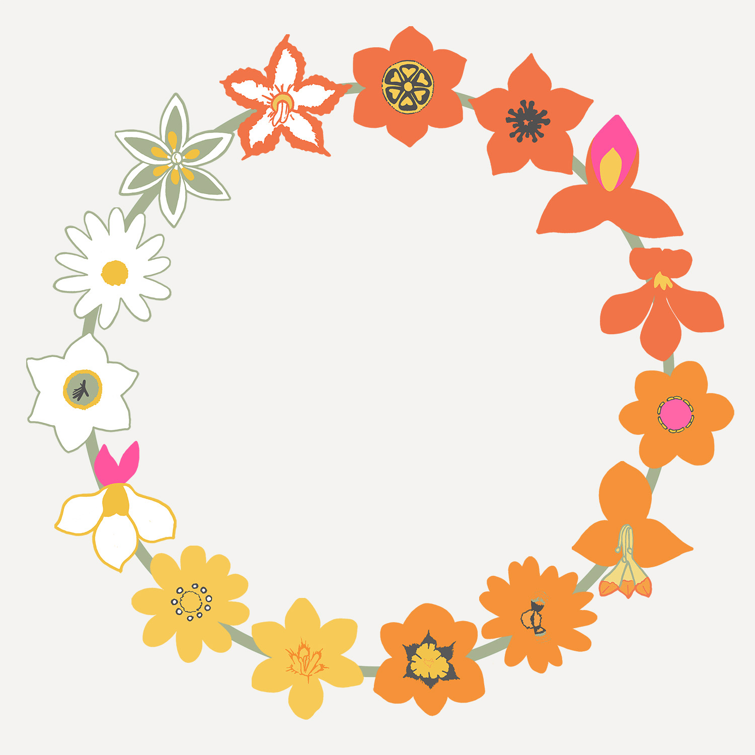 Floral Kingdom digital pattern
